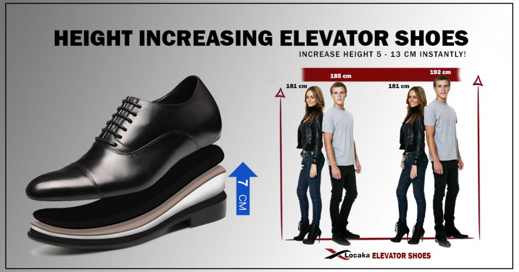 height increasing elevator shoes