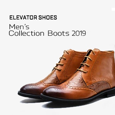 elevator shoes men's collection boots